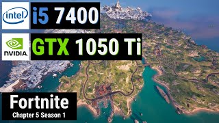 Core i5 7400  GTX 1050 Ti vs FORTNITE [upl. by Astri]