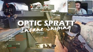 OpTic Spratt  Insane WWII Sniping [upl. by Ormsby]