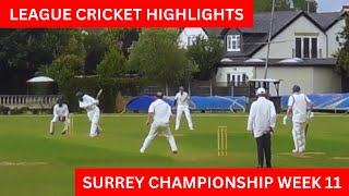 Surrey Championship Highlights  Div 2  Worcester Park 2nd XI vs Chertsey 2nd XI [upl. by Naesar]