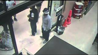 Surveillance video of Troutdale Albertsons flash mob robbery [upl. by Braynard]