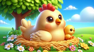 The Mother Hen Song  Kids Songs amp Nursery Rhymes  Animals Song [upl. by Rockey914]