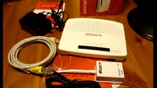 Modem Router Telecom 2012 Technicolor ADSL 2 WiFi N 20 Mbps [upl. by Leviralc918]