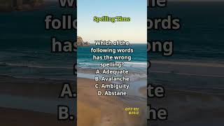 Spelling Time 499 spelling englishlearning englishvocabulary questions quiz [upl. by Jaddo817]