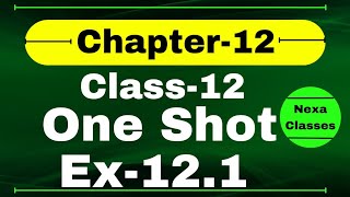 Class12 Ex121 Q1 to Q10  Class 12 One Shot Ex 121 Math  Ex 121 Class12 in One Shot [upl. by Spillar]