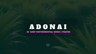 ADONAI Simiane ft Morijah  1H Soaking Piano music [upl. by Magocsi185]