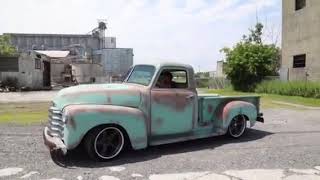 1948 Chevy truck 3100 Rat rod Hot rod Bagged Patina Air ride [upl. by Henriha719]