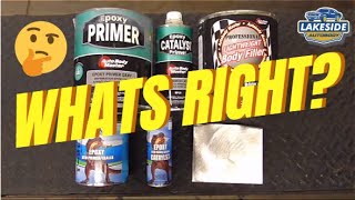 Whats Right Body Filler Over Epoxy Primer or Bare Metal [upl. by Gillian486]