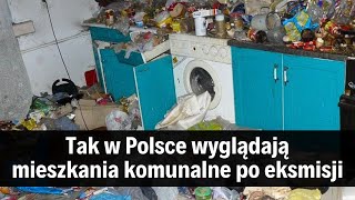 Tak w Polsce wyglądają mieszkania komunalne po eksmisji [upl. by Atekihc]