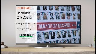 Hermiston City Council meeting for November 12 2024 [upl. by Lorry]