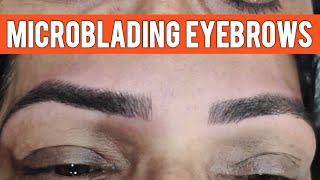 Microblading Eyebrows Service at Kannur Kerala [upl. by Stratton]