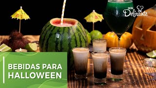 Bebidas escalofriantes para el Halloween  Cocina Delirante [upl. by Ida]