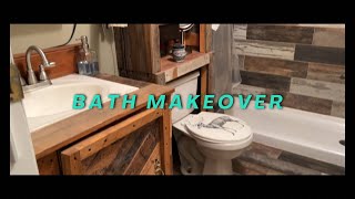 Living Large in a Tiny Home SeriesBath Makeover Edition [upl. by Deraj635]