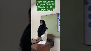 Seminar Offline Proposal Tesis S2 Akuntansi USU 13092024 [upl. by Tomlin]