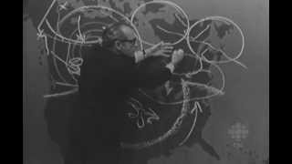 Weatherman Percy Saltzman amp his famous chalk 1967 CBC Archives  CBC [upl. by Ecinerev]