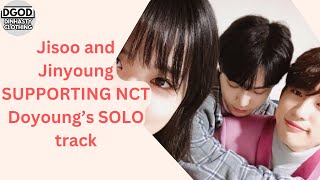 JISOO and Jinyoung Cheer On Doyoungs New Hit quotThe Storyquot [upl. by Marozik]