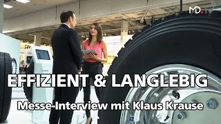 MDMESSE SPEZIAL IAA Nutzfahrzeuge  Interview mit Klaus Krause Hankook ETC [upl. by Pendleton111]