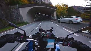 BMW F900XR 2024 Autumn mountain ride Lower Austria 4k DJI Osmo Action 5 Pro [upl. by Kenwee]