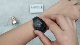 Alexandre Christie Primo Steel Black Dial Black Stainless Steel Case Black [upl. by Raymund]