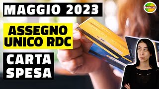 Novità pagamenti e Ritardi maggio 2023 Assegno unico RDC Carta Risparmio spesa 38250€ [upl. by Ielerol99]