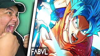 GOKU SONG quotSave The Worldquot  FabvL ft Johnald Dragon Ball REACTION [upl. by Yelrah]