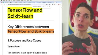 TensorFlow vs Scikit learn Machine Learning Frameworks [upl. by Yerroc]