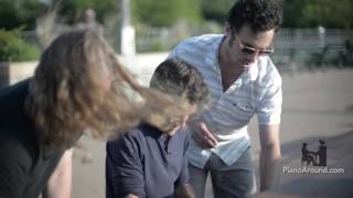 3 Dudes Boogie Woogie on a Piano in Austin Texas [upl. by Tterraj]