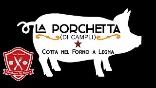 La Porchetta di Campli cotta nel forno a legna [upl. by Lavery]