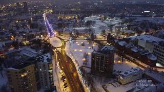 Klaipėda Drone Flight in Winter 2022 [upl. by Nguyen]