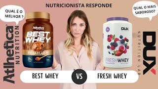 Best whey Atlhetica Nutrition ou Fresh Whey Dux qual é melhor Descubra agora [upl. by Aicilana]