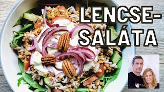 Lencsesaláta kétféleképpen  vegán teljes értékű I veganbloghu [upl. by Kelley401]