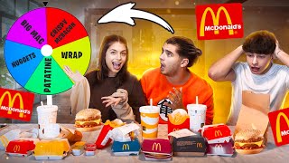 LA RUOTA DECIDE COSA MANGIAMO AL MC DONALD’S 🍟 [upl. by Ahsai]