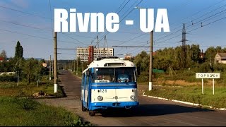 RIVNE TROLLEYBUS  das letzte 9TrParadies 2016 [upl. by Prussian352]