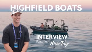 Highfield Inflatable Boats  Interview at Sanctuary Cove Boat Show [upl. by Ultima]