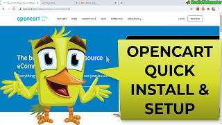 OpenCart Review amp Quick Setup Free Open Source Ecommerce Store [upl. by Andres]