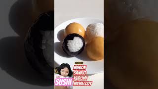 Sushi 🍣 Hello Kitty Minion Kuromi Mymelody onigiri hellokitty sushi [upl. by Anwahsiek]