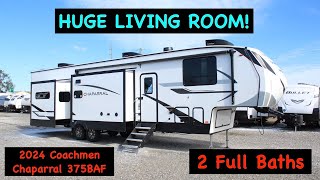 The PERFECT 2 Bedroom Fifth Wheel 2024 Chaparral 375BAF [upl. by Akived5]