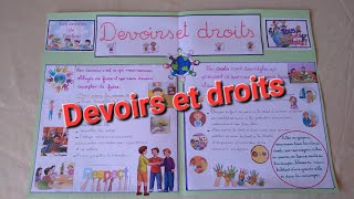 Devoirs et droits projet de classe projetdeclasse [upl. by Ecaj]