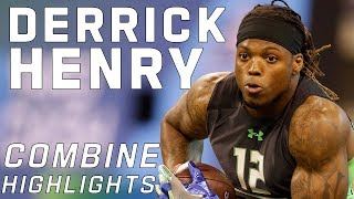 Derrick Henrys BEAST MODE Workout  2016 NFL Combine Highlights [upl. by Aihppa]