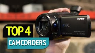 TOP 4 Camcorders [upl. by Terzas]