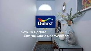 DIY Hallway Makeover amp Hallway Décor Ideas  Weekend Project  Dulux [upl. by Akered]