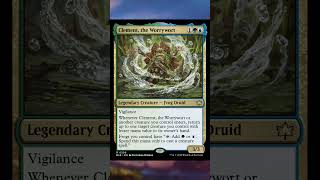 Bloomburrow Spoiler Clement the Worrywort magicthegathering commander bloomburrow spoiler [upl. by Iaw]