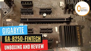 Gigabyte GAB250FinTech review  12GPU Mining Motherboard [upl. by Christoper953]