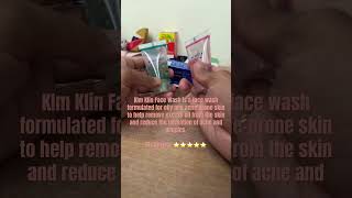 Klm Klin and Klm klin Aha facewash facewash acne acnetreatment skincare [upl. by Nunciata181]