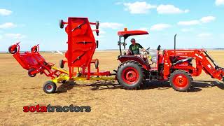 APOLLO 55 HP Tractor with 18 Del Morino finishing mowers [upl. by Trey]