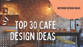 30 Unique Cafe Design Ideas 2023  New Cafe Design  Interior Design Fleet [upl. by Hackney907]