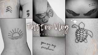 Tattoo Vlog  Tattoo Tour [upl. by Orenid170]