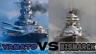 Yamato vs Bismarck Clash of WWII Battleship Titans [upl. by Eulalee]