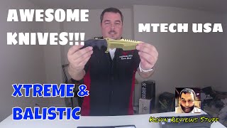 Mtech Xtreme and Mtech Ballistic Knife [upl. by Athenian]