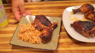 Airfryer Chicken and Spicy Rice Noodles  big boss air fryer  best air fryer [upl. by Arymas]