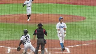 【青学】中田達也の打撃フォーム（2024年10月10日 東都大学野球 青山学院大 対 亜細亜大 ） [upl. by Samella]